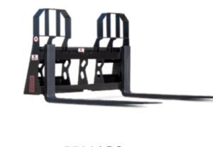 Skid steer pallet forks 5500lb