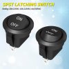 Round Rocker Switch 12V ON Off Switch 12 Volt