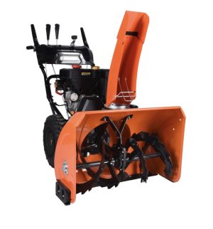 DUESB726 - 26″ Snow Blower, 212 cc, electric and recoil start, heated handles, LED light