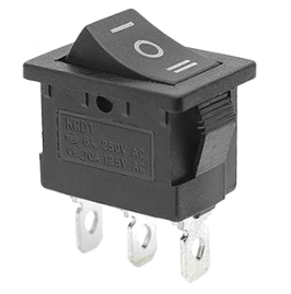 On/Off/On Boat Toggle Rocker Switch 3 Pin 3 Position Snap 12V 110V 250V