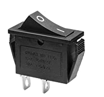 Snap-in ON-Off 2 Pin Snap Rocker