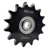 #60 Roller Chain Idler Sprocket Type C 5/8" bore 15 Tooth with Bearing 203KRR2,Hardened Antirust 1045 Steel Drive Sprockets 60BB15-5/8