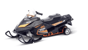 1:32 Pull Back Diecast Snowmobile - SKU: 01448